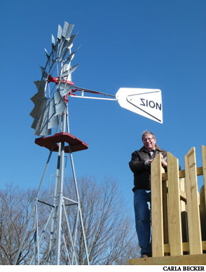 Ron Root, a member of Zion Evangelical Lutheran, Dayton, Ohio, is a leader in that congregation’s effort in community gardening and the installation of a windmill to provide the garden with water. (The “Z” was mistakenly carved backward on the cornerstone, and the church has kept it as part of its identity; www.zionelc.org). 