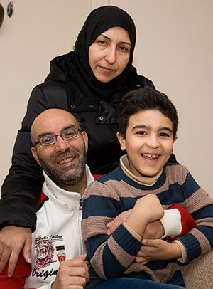 Dwight Cendrowski Nayef Buteh, his wife, Feryal Jabur, and their son, Arab, moved to Dearborn, Mich., in November 2015 with the support of Lutheran Social Services of Michigan (LSSM).  