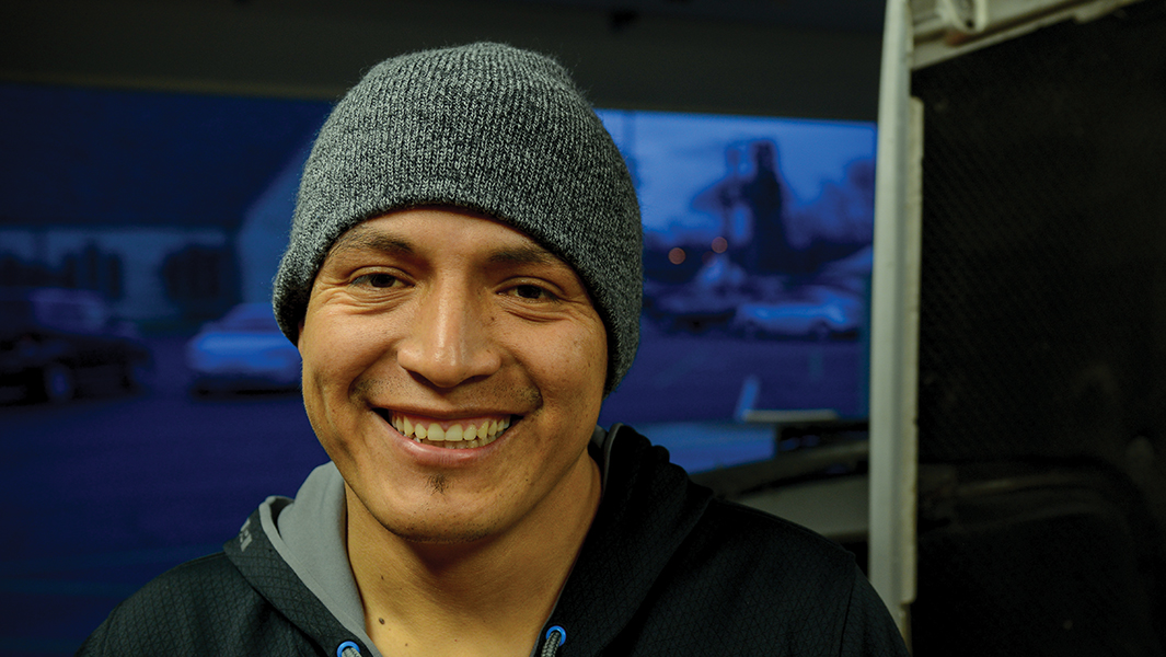 Pedro Bunay was renting a U-Haul for his equipment for roofing jobs before he received a Dodge truck from the Good News Garage.