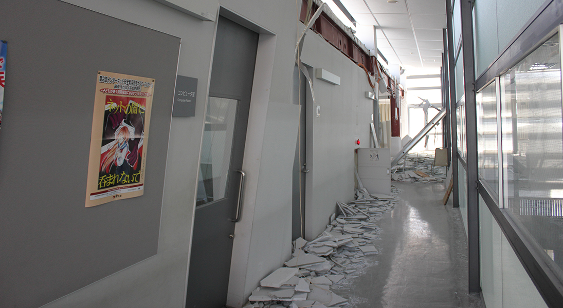 The middle school building at Kyushu Gakuin, one of two Lutheran middle/high schools in Kumamoto.