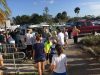 Volunteers from Faith Lutheran Church in Lehigh Acres, Fla., unload bottled water to share with members of the local community who had been impacted by Hurricane Irma.