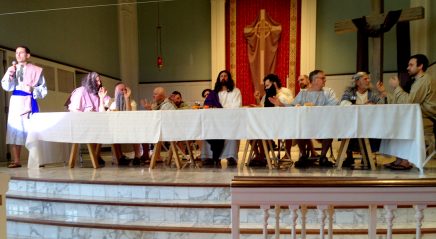 The living Last Supper