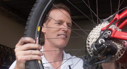Two-wheeled welcome