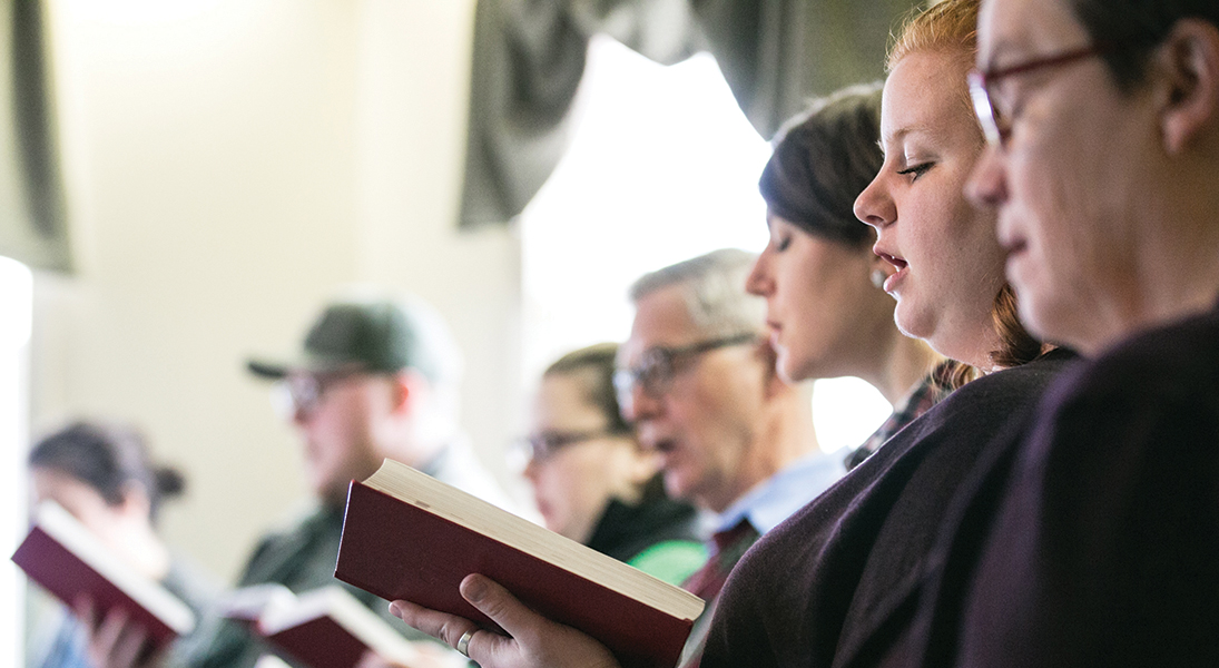 Welcome and included hymn sing