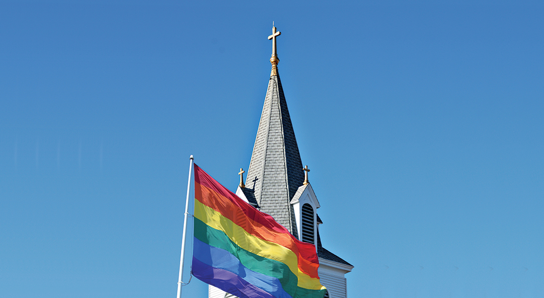 pastor anti gay flag routine