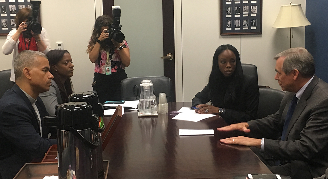 “Our neighbor’s house is on fire”