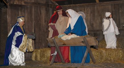 The Christmas story comes to life