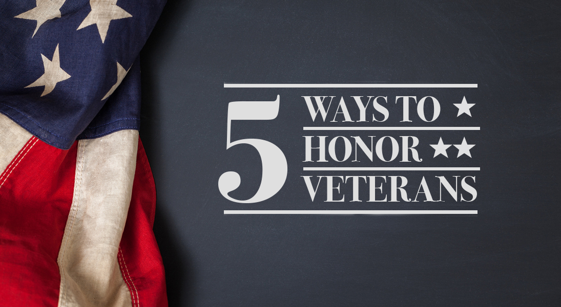 Five ways to honor veterans