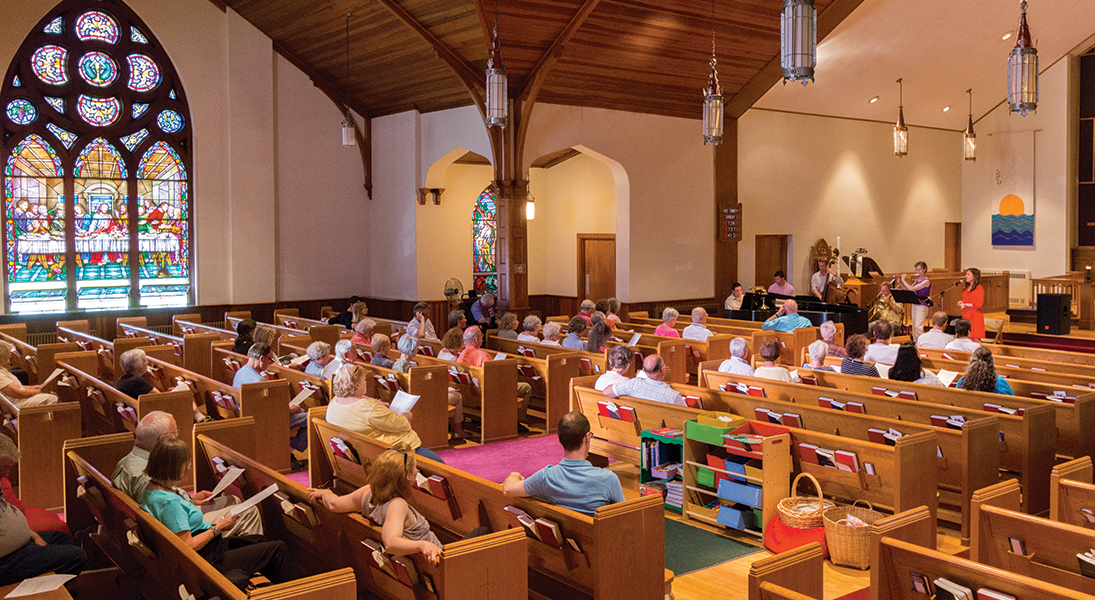Jazz Vespers service at Zion Lutheran Church