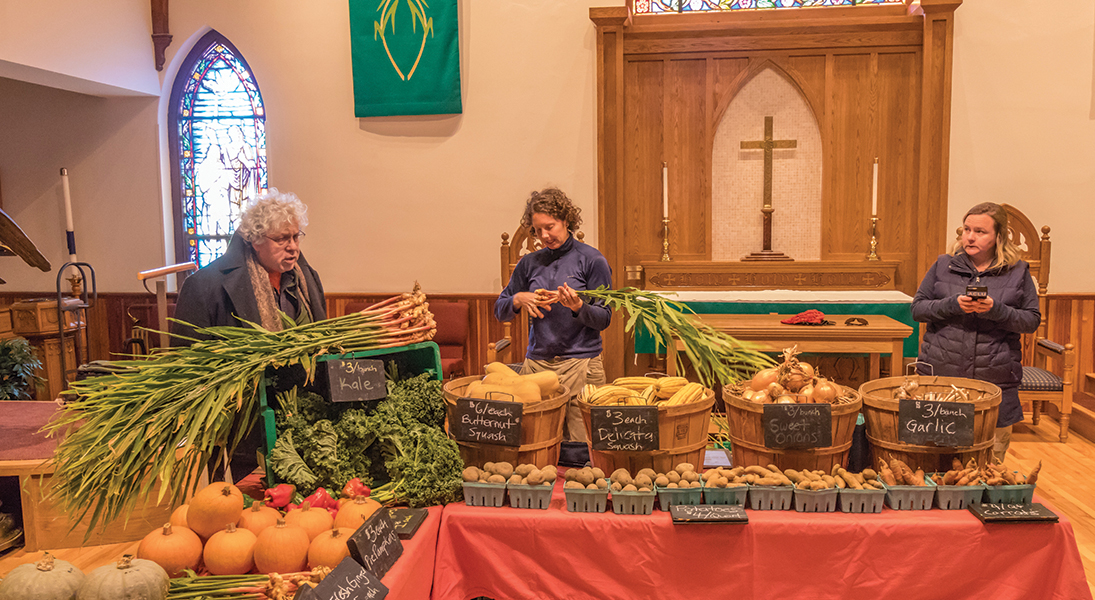 The monthly Downtown Pittsfield Winter Farmers Market