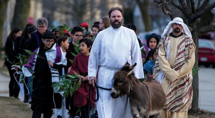 Children give passion  to Holy Week story