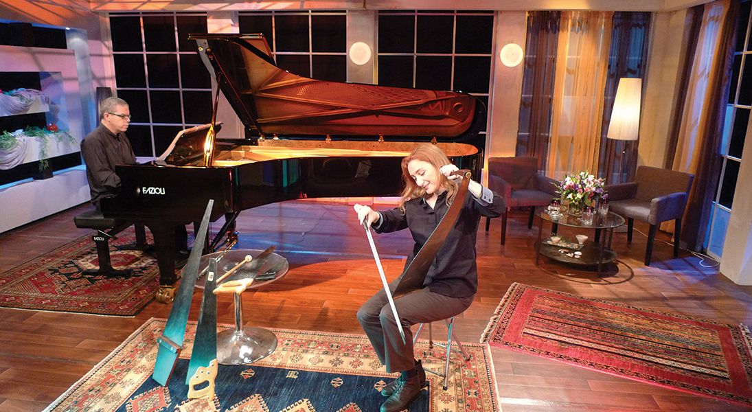 Heavenly sounds, humble tool