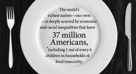 Ending hunger could bring us together