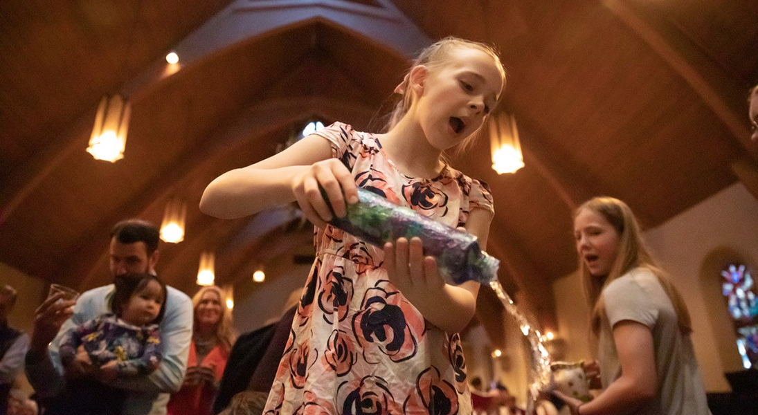 Phinney Ridge Lutheran water procession