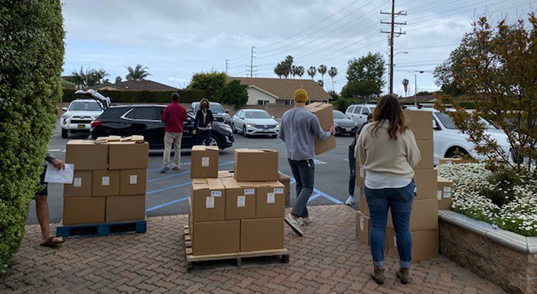 Lutheran Church of the Resurrection volunteers COVID