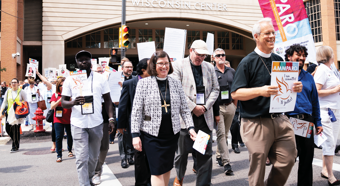 AMMPARO walk and prayer vigil CWA