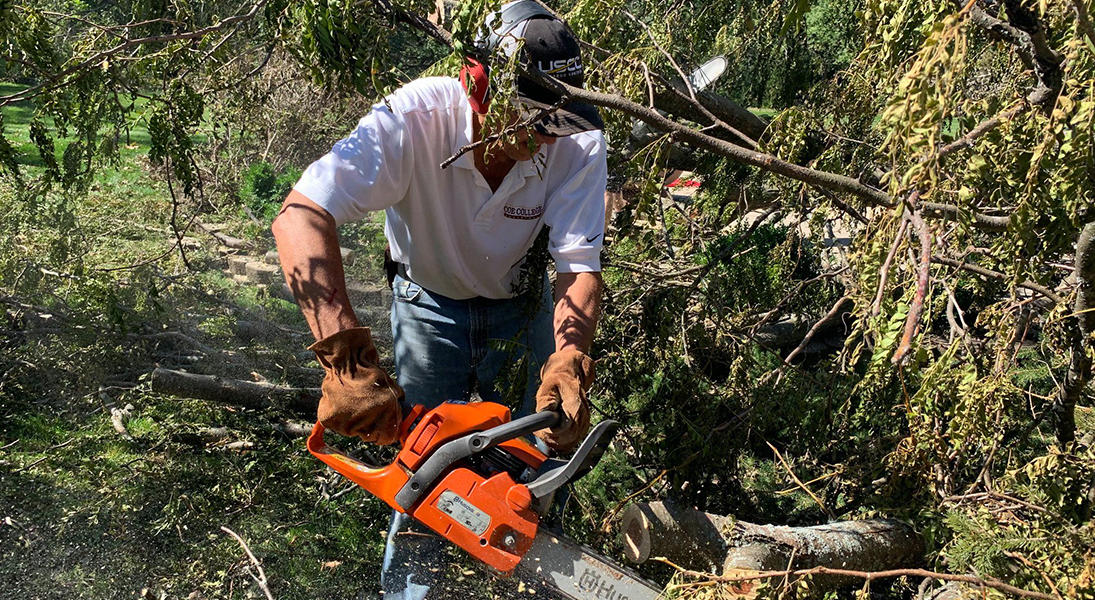 First Lutheran derecho cleanup