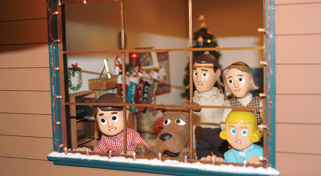 Davey and Goliath Snowboard Christmas