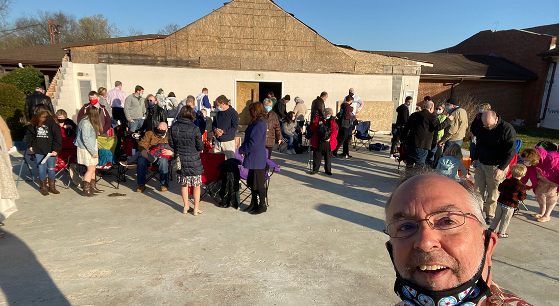 Rick Roberts, pastor of St. John