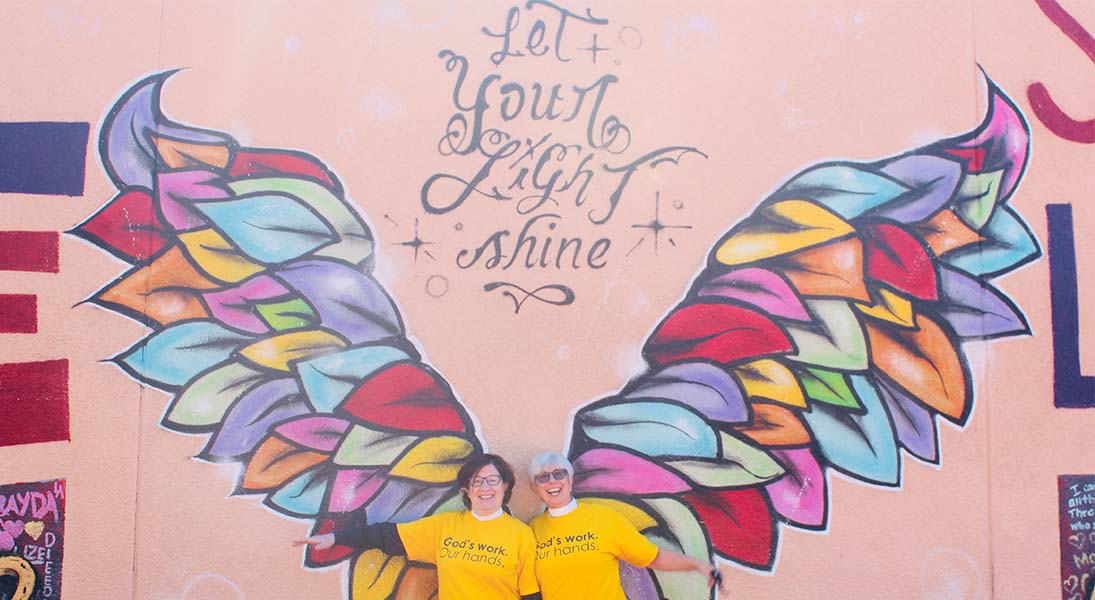 Bishop Eaton and Marjorie Funk-Pihl