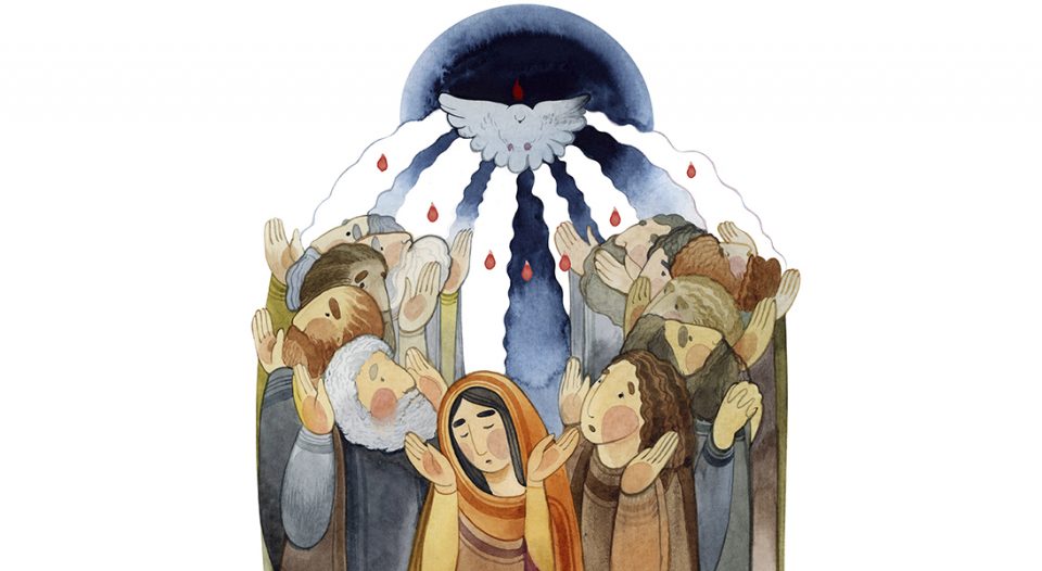Pentecost Sunday illustration