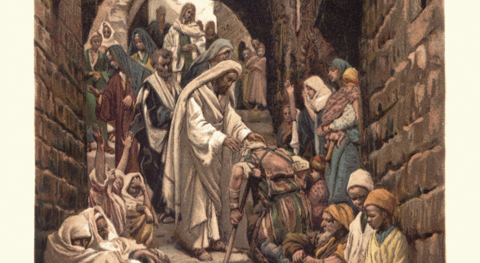 Jesus healing the sick, James Tissot