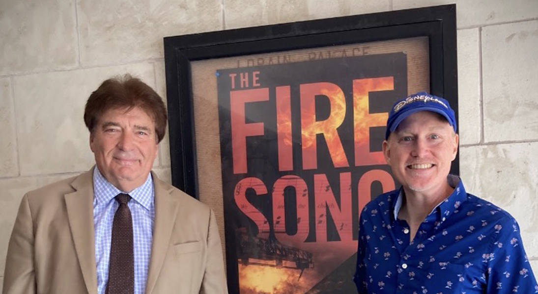 Bruce Whitman, John Baumgartner, The Fire Song, Lorain Palace Theatre, Ohio