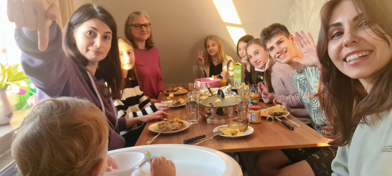 Ukraine - family meal time