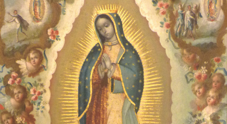 VIrgin of Guadalupe With the Four Apparitions Juan de Sáenz 1777