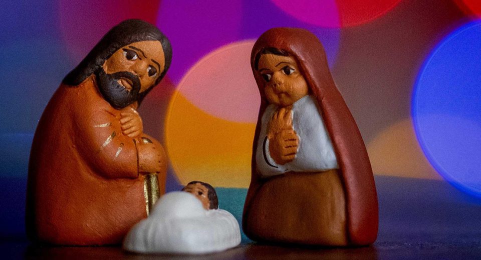 Mary, Joseph and the child Jesus