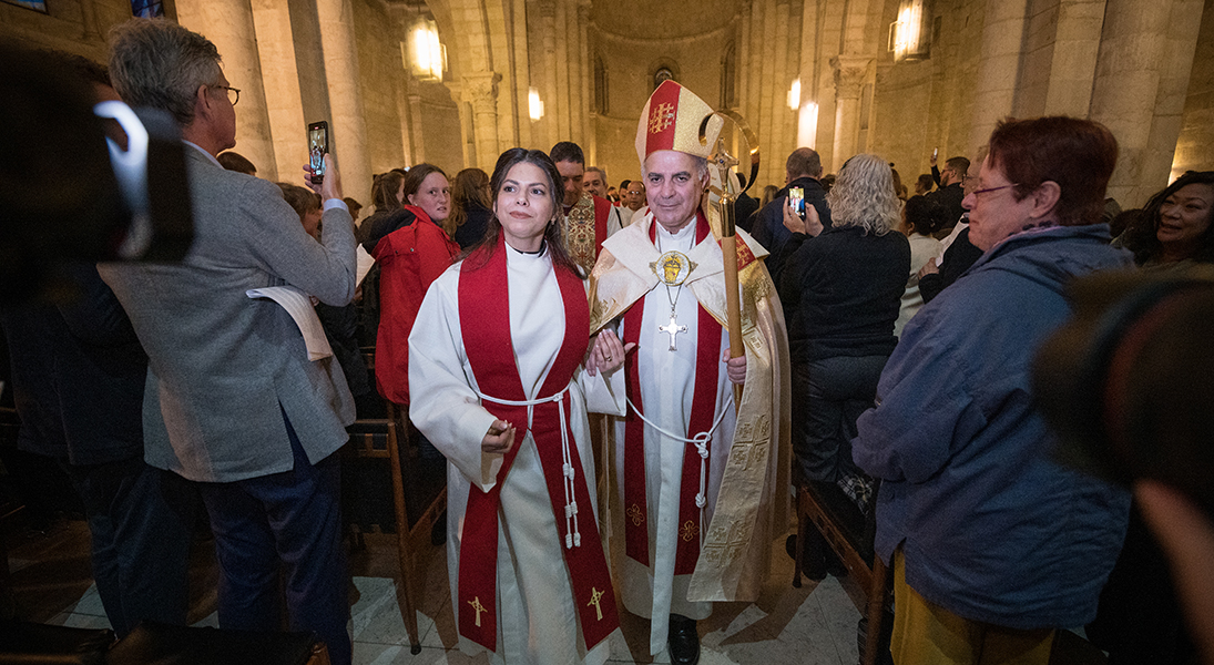 Sally Azar and Bishop Azair