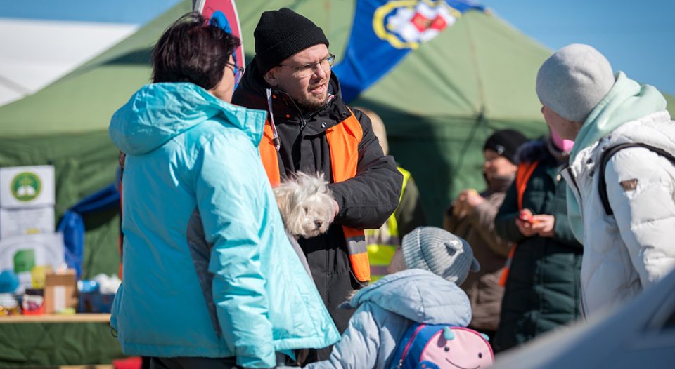 Slovakia-Ukraine border volunteers