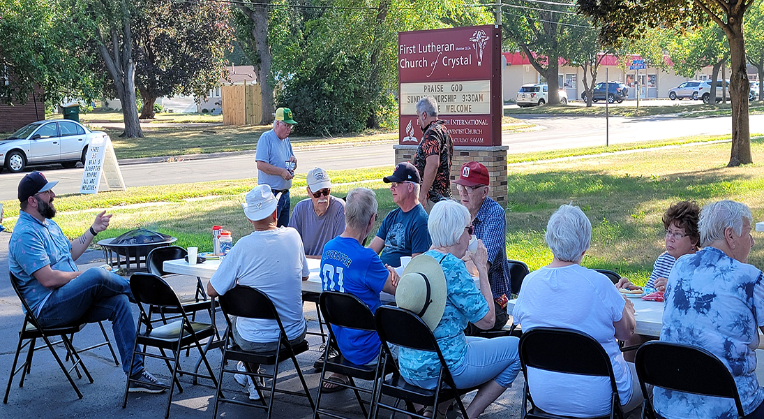 Thriving congregations - First Lutheran cookout 1