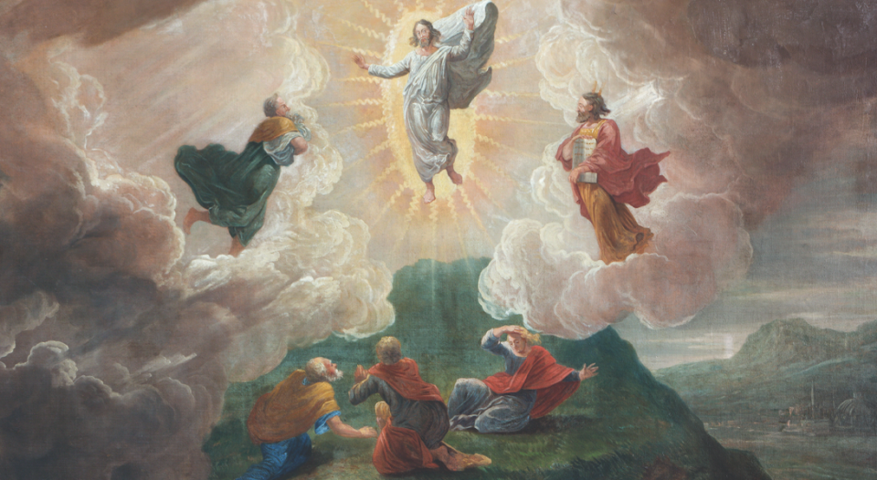 The Transfiguration of the Lord by D. Nollet (1694), St. Jacobs church, Bruges, Belgium