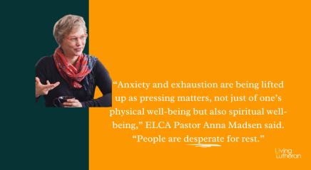 ELCA pastor shares how rest is necessary for spiritual well-being