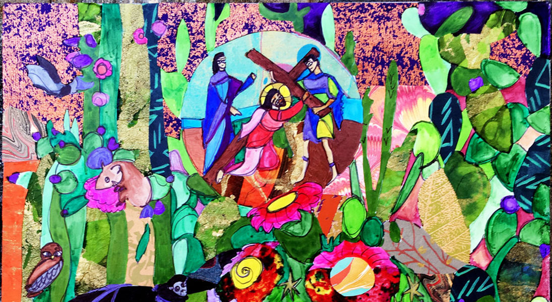 Station 3 of "Stations of the Cross: Jesus at the Border"