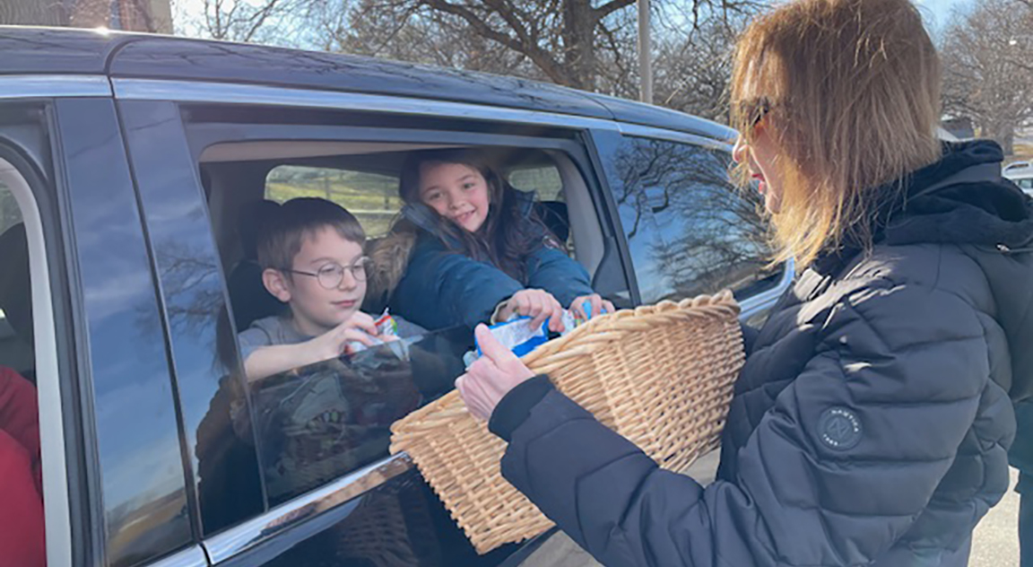 Snacks, water and smiles