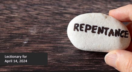 Lectionary blog: Recognizing & repenting