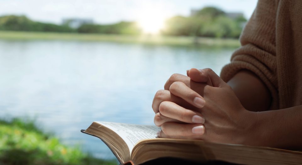 Hands in prayer
