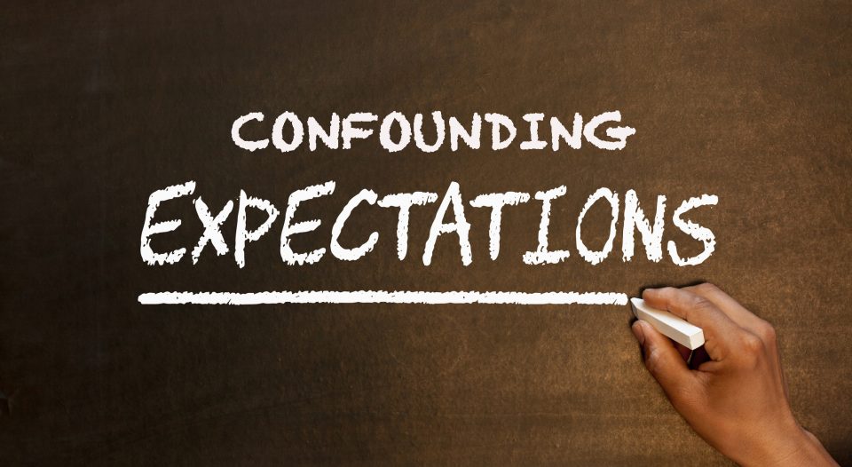 Confounding expectations