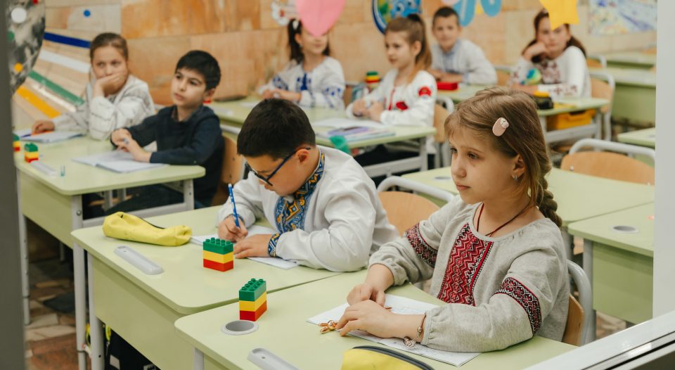 Ukrainian schoolchildren