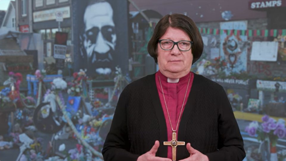 Bishop Eaton George Floyd video