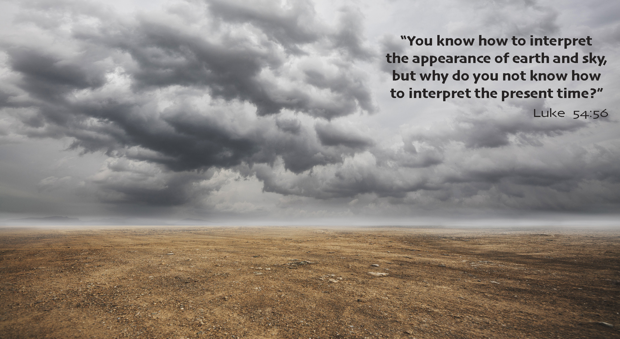 Lectionary blog: Analyzing the times