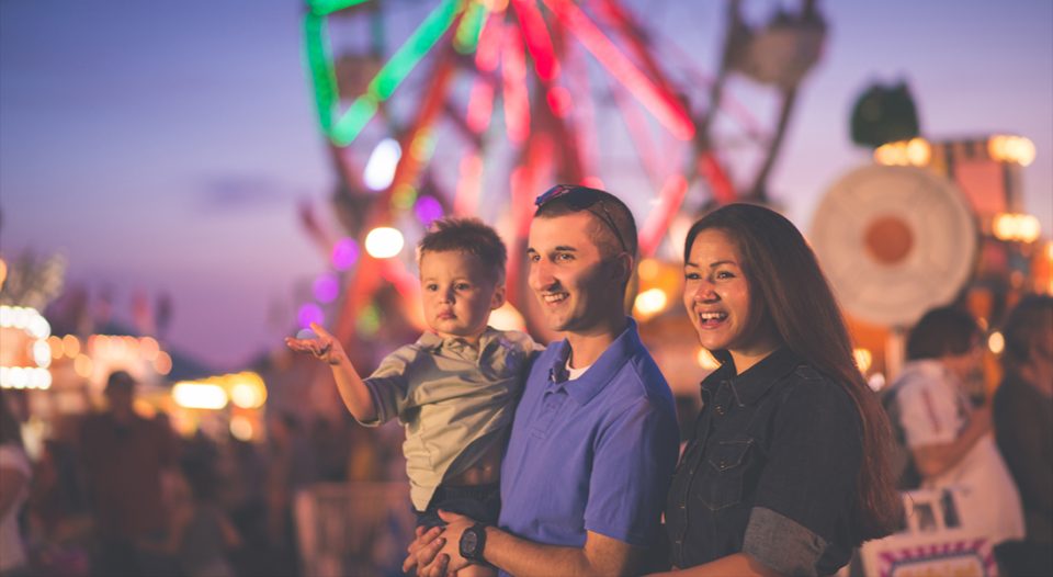 Family at fair