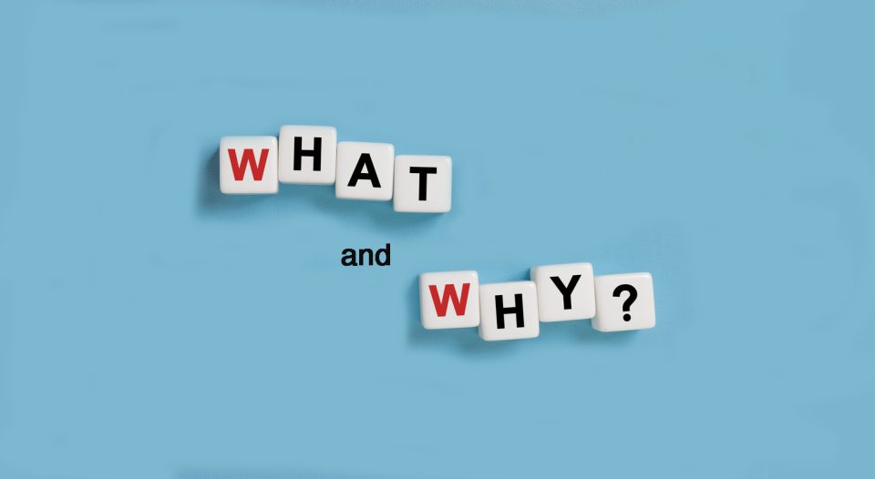 The what and the why