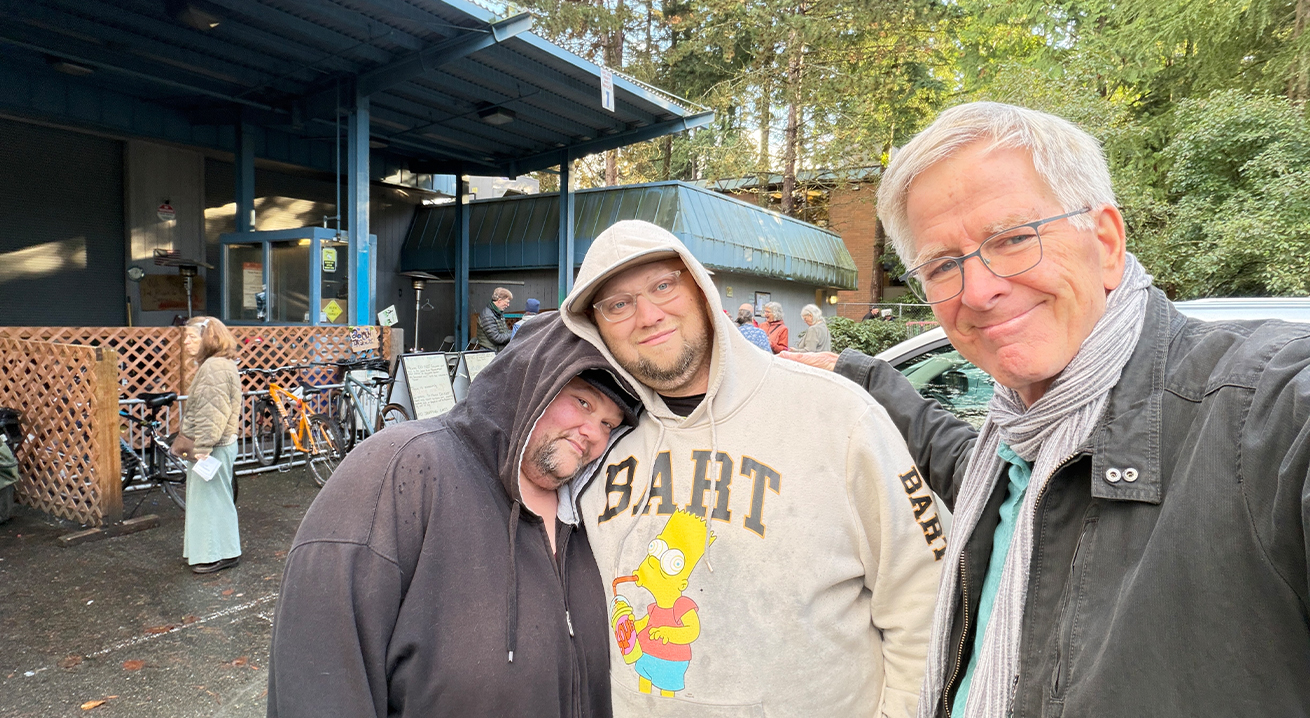 Rick Steves hygiene center guests