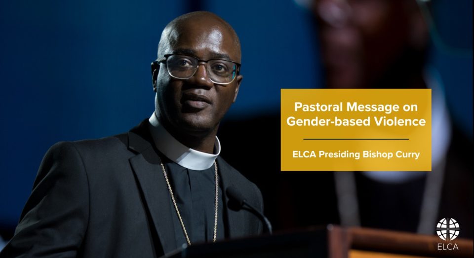 Bishop Curry issues pastoral message on gender-based violence