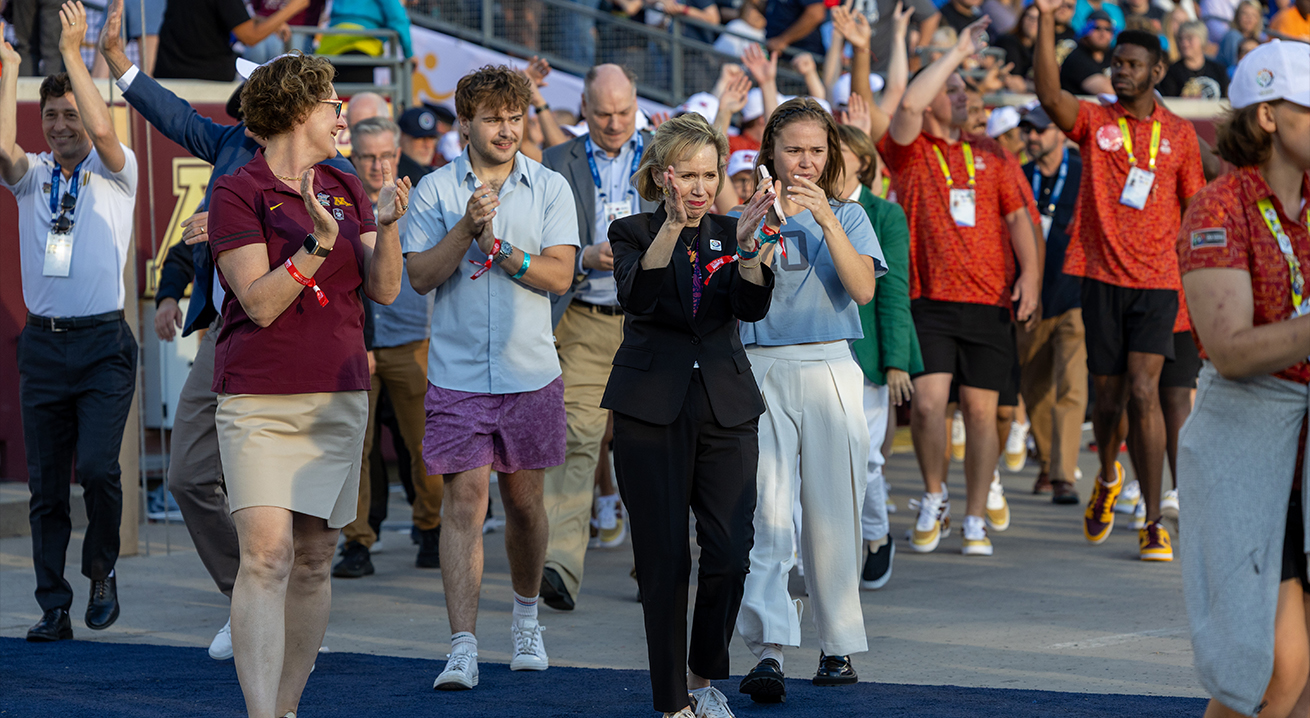 Gwen Walz Special Olympics Opening Ceremony