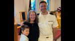 Chaplain William Bevin with family